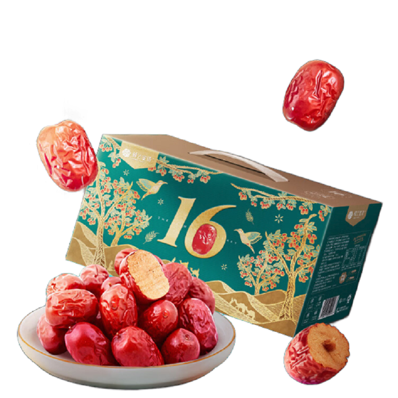 楼兰蜜语 16周年特级灰枣600g  （单位：箱） 混色